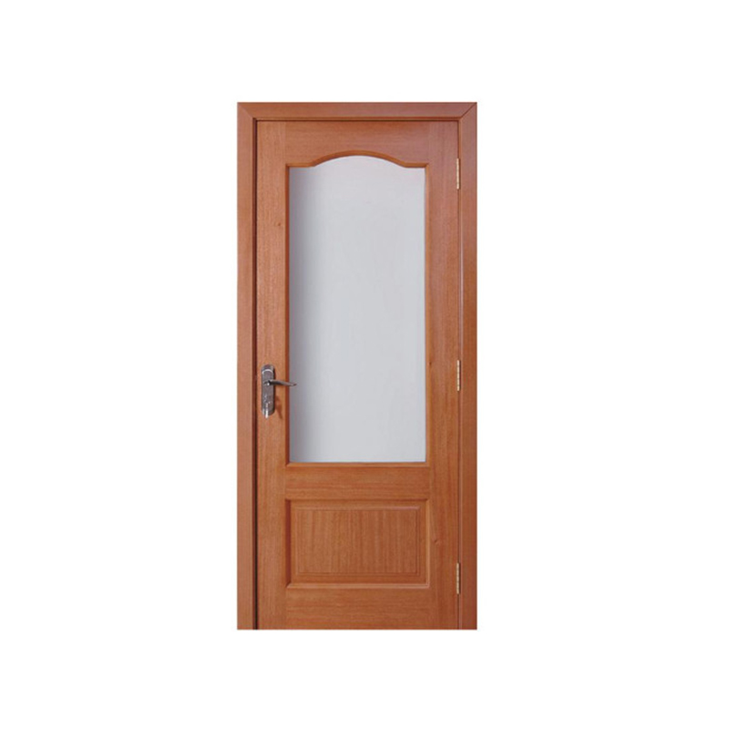 NSW-LD-19 Traditional shape Natural Solid Wood Door