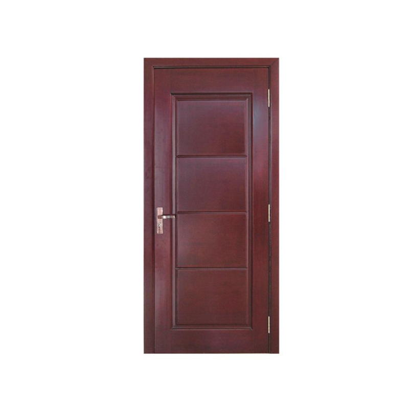 NSW-LD-17 Simple rectangle Natural Solid Wood Door